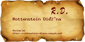 Rottenstein Diána névjegykártya